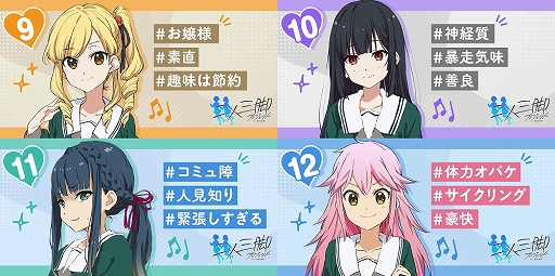 画像ギャラリー No.016のサムネイル画像 / 「22/7 音楽の時間」,メンバーの成長を目指す“二人三脚プロジェクト”がスタート