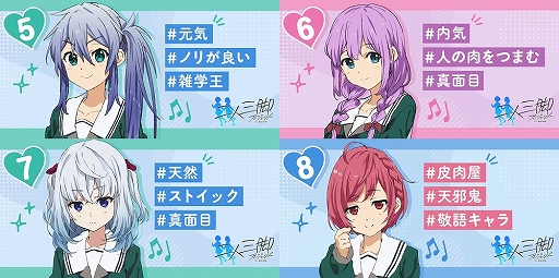 画像ギャラリー No.025のサムネイル画像 / 「22/7 音楽の時間」,メンバーの成長を目指す“二人三脚プロジェクト”がスタート