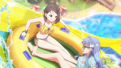 画像ギャラリー No.007のサムネイル画像 / 「22/7 音楽の時間」，レジャー！トレジャー！！プールサイドハンティング！！！の後半がスタート