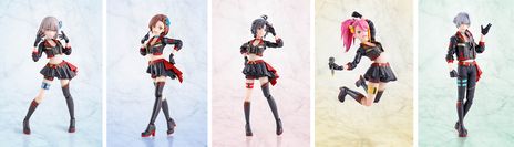 画像ギャラリー No.003のサムネイル画像 / 「アイドルマスター」シリーズから“Dancing IDOL”をテーマに選抜された5人がフィギュア化。10月から順次発売，予約受け付け開始