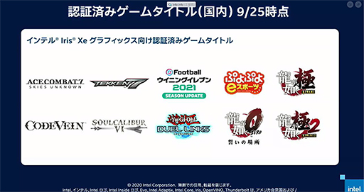 画像ギャラリー No.006のサムネイル画像 / Intelのオンラインイベント「インテル PC FES 2020」がスタート。第11世代Coreプロセッサによる新たなPC体験を紹介