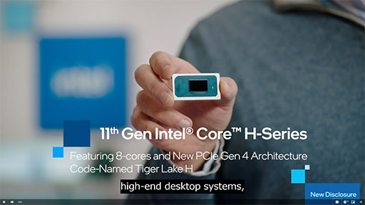 画像ギャラリー No.003のサムネイル画像 / Intel,最大5GHz版の「Tiger Lake H35」や8コアTiger Lakeなどの新型CPUを発表