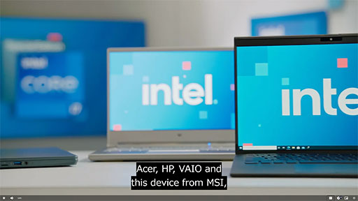 画像ギャラリー No.009のサムネイル画像 / Intel,最大5GHz版の「Tiger Lake H35」や8コアTiger Lakeなどの新型CPUを発表