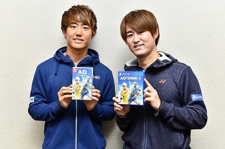 画像ギャラリー No.005のサムネイル画像 / PS4/Switch用ソフト「AOテニス 2」が本日発売。現役プロの西岡良仁選手とテニスコーチの西岡靖雄さんによる兄弟対決動画も公開