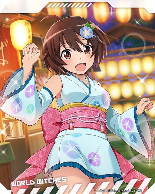 画像ギャラリー No.005のサムネイル画像 / 「ワールドウィッチーズ UNITED FRONT」に浴衣姿の雁淵孝美らが登場