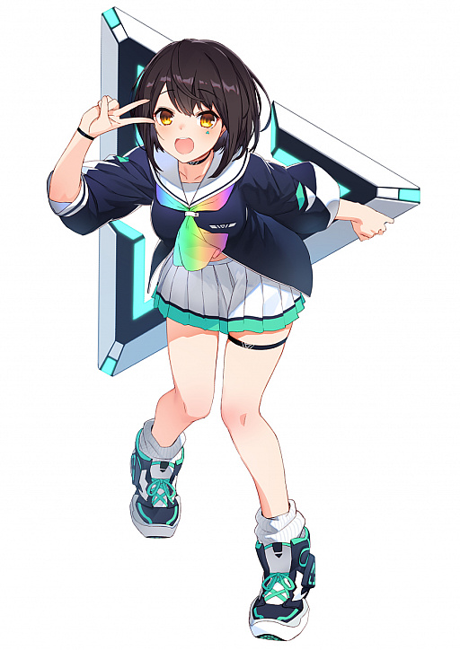 画像ギャラリー No.002のサムネイル画像 / バーチャルYouTuberの斗和キセキが「WORLD FLIPPER」とコラボ。ゲーム内にゴールデン生首が登場