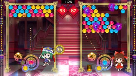 画像ギャラリー No.004のサムネイル画像 / 「東方スペルバブル」，追加DLC「キャラクターパック 四季映姫・ヤマザナドゥ」を本日配信開始。ゲーム本編が50％オフになるセールも開催