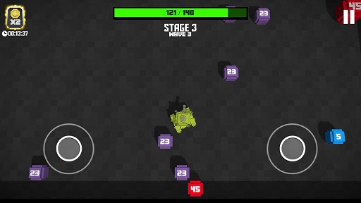 画像ギャラリー No.005のサムネイル画像 / 戦車を操るシューティングゲーム「Tank Block Blast」を紹介する「（ほぼ）日刊スマホゲーム通信」第2204回