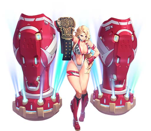 画像ギャラリー No.002のサムネイル画像 / 「ラストオリジン」にSSランク重装型攻撃機「レナ・ザ・チャンピオン」が登場。お買い得商品販売キャンペーンも開催中