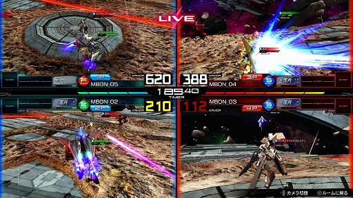 画像ギャラリー No.001のサムネイル画像 / PS4「機動戦士ガンダム EXTREME VS. マキシブーストON」に観戦機能付きの“プレイヤーマッチ アリーナ”を実装するアップデートが配信