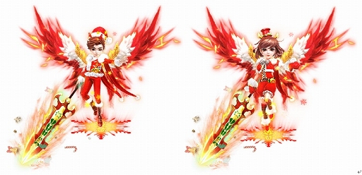 画像ギャラリー No.002のサムネイル画像 / 「あやかしっくレコード」,クリスマスイベントで新衣装セット“クリスマスエルフ”ほか,2種類の新衣装が登場に