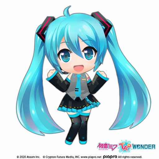 画像ギャラリー No.007のサムネイル画像 / 「初音ミク -TAP WONDER-」,BGM・ペットデザインの公募採用作品が発表。初音ミクのキャラクタービジュアルも