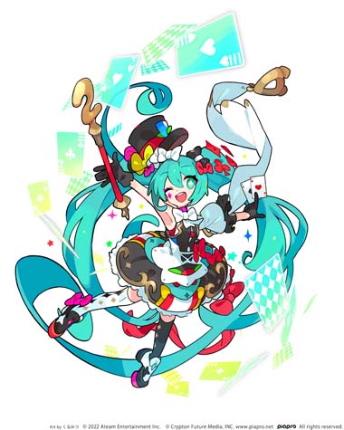 画像ギャラリー No.002のサムネイル画像 / 「初音ミク -TAP WONDER-」2周年キャンペーン開催中。くるみつ氏の描き下ろしイラスト登場も