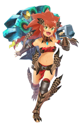 画像ギャラリー No.006のサムネイル画像 / 「モンハンライダーズ」，クエスト「黒のファランクス ディアブロス亜種」を配信
