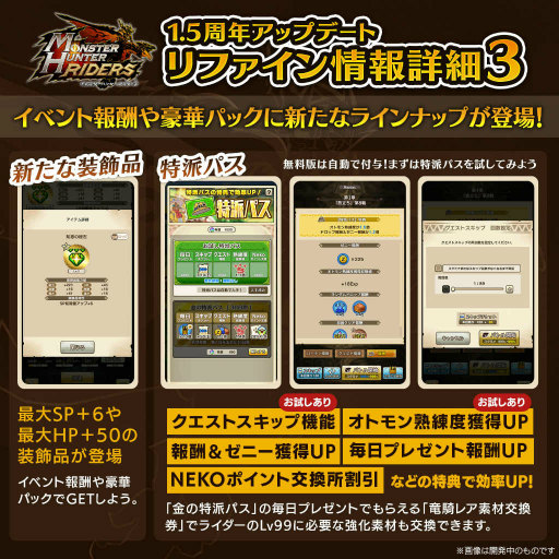 画像ギャラリー No.012のサムネイル画像 / 「モンハンライダーズ」で「モンハンストーリーズ2」コラボが決定