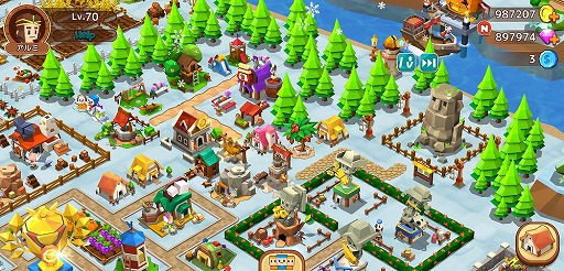 画像ギャラリー No.001のサムネイル画像 / ゲームオンが韓国で配信中の経営SLG「ファンタジータウン(仮)」の日本独占ライセンス契約を締結