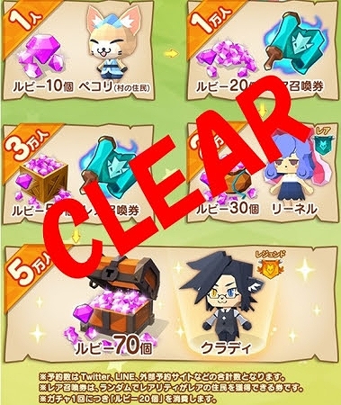 画像ギャラリー No.002のサムネイル画像 / 「ピコットタウン」の正式サービスがスタート。ゲーム内で事前登録キャンペーンの豪華景品を配布中