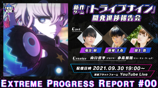 画像ギャラリー No.002のサムネイル画像 / 「TRIBE NINE」新作ゲーム開発進捗報告会が，2021年9月30日に放送決定。新ティザームービーも公開に