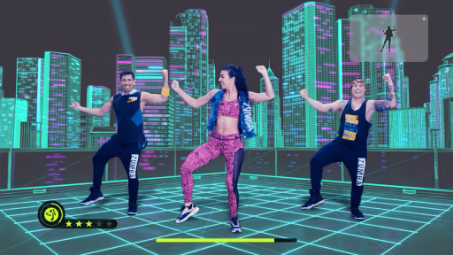 画像ギャラリー No.010のサムネイル画像 / 「Zumba de 脂肪燃焼！」はレクチャーなしのフィットネスゲーム。ぶっつけ本番で理屈抜きに“身体を動かすこと”を楽しもう