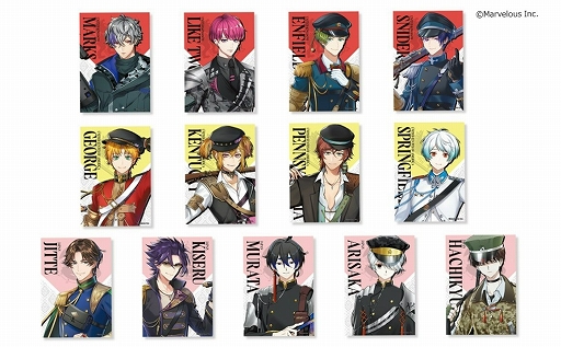 画像ギャラリー No.005のサムネイル画像 / 「千銃士R」の限定グッズがデジタルくじサービス“ちゃれくじ”に登場