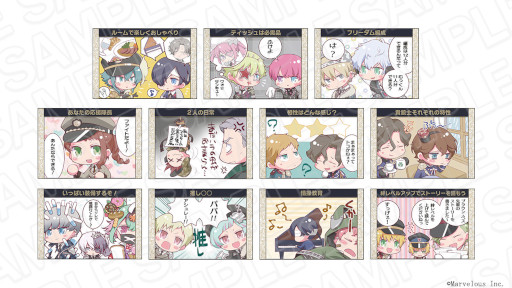 画像ギャラリー No.005のサムネイル画像 / 「千銃士:Rhodoknight」スクエアカンバッジ、 ミニアクリルアートなどのグッズがコンテンツシードより発売