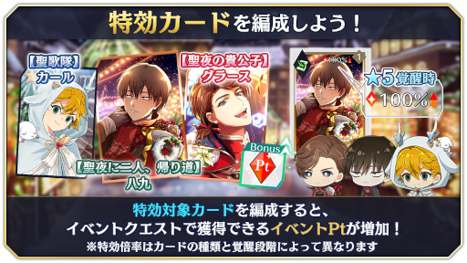 画像ギャラリー No.006のサムネイル画像 / 「千銃士:Rhodoknight」クリスマスをテーマにしたイベントを開催。八九の新カードも登場