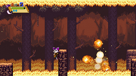 画像ギャラリー No.022のサムネイル画像 / Nintendo Switch用ソフト「ケモノヒーローズ」が本日配信開始。4匹のケモノたちがそれぞれの特殊能力を駆使して月の神に挑む2Dアクション