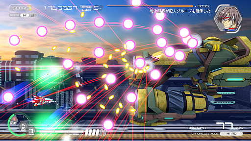 画像ギャラリー No.003のサムネイル画像 / PS4用横スクロールSTG「ナツキクロニクル」が2月18日に配信。オンラインランキング対応のアーケードモードも実装