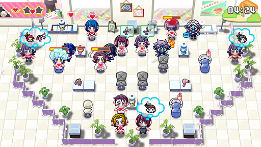 画像ギャラリー No.004のサムネイル画像 / ゾンビ達が華麗にスタイリング。Switch「ワーキング ゾンビーズ」の紹介動画第4弾「美容師編」が公開