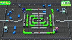 画像ギャラリー No.004のサムネイル画像 / Switch「ワーキング ゾンビーズ」の紹介動画第5弾「配管工編」が公開。パイプを正しく接続して,すべてのチェックポイントに水を通そう