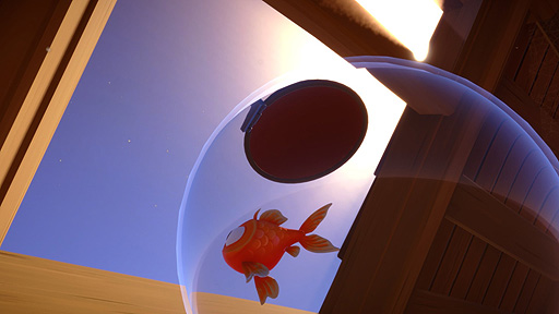 画像ギャラリー No.005のサムネイル画像 / Bossa Studiosの物理系へんてこADV「I Am Fish」は今夏リリースへ。ペットショップの水槽で暮らしていた4匹の魚が,海を目指して大冒険