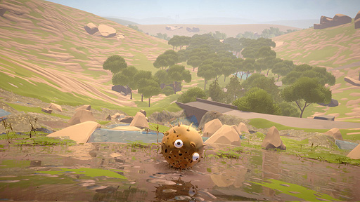 画像ギャラリー No.009のサムネイル画像 / Bossa Studiosの物理系へんてこADV「I Am Fish」は今夏リリースへ。ペットショップの水槽で暮らしていた4匹の魚が,海を目指して大冒険