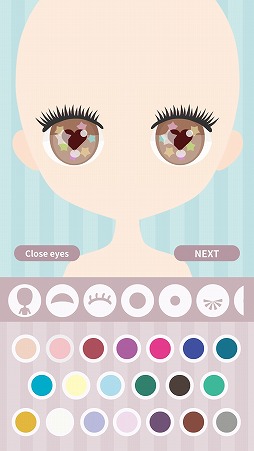 画像ギャラリー No.003のサムネイル画像 / カジュアルメイクアップゲーム「Cute Eyes Maker」が本日リリース