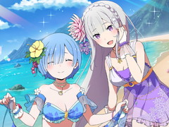 「リゼロス」初のストーリーイベント「リゼロス・サマーパーティー（前半）」を先行プレイ。エミリアやレムたちの水着姿がまぶしい