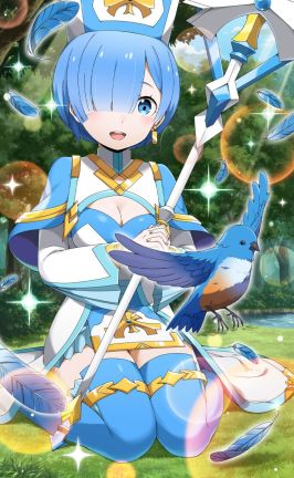 画像ギャラリー No.003のサムネイル画像 / 「Re:ゼロから始める異世界生活 Lost in Memories」で“【楽にしてくれる僧侶】レム★3”の出現率がUPするシーズンガチャ開催