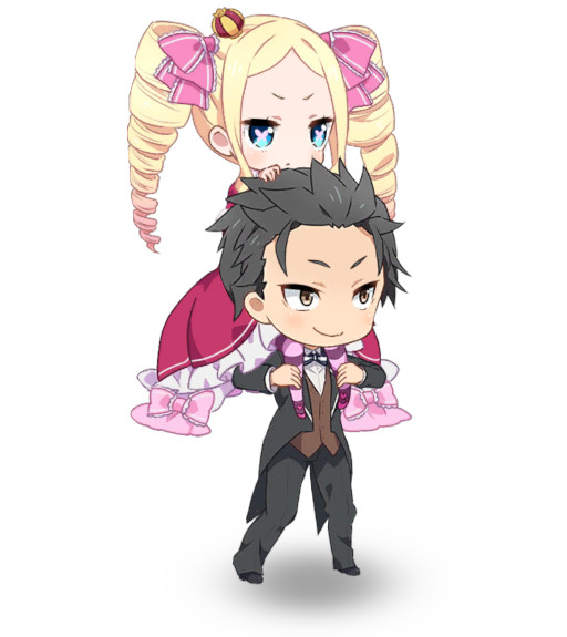 画像ギャラリー No.004のサムネイル画像 / 「リゼロス」,ペアキャラ“【花火見物の妙案】スバル&ベアトリス★3”が登場