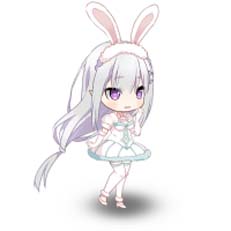 画像ギャラリー No.002のサムネイル画像 / 「リゼロス」，“【ウェルカムバニー】特別ガチャ”開催中。高橋李依さんのサイン色紙が1名に当たるキャンペーンも