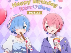 「リゼロス」公式番組“リゼロスチャンネル”，1月26日に“ラム＆レム誕生日おめでとうSP”が配信決定