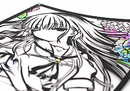 画像ギャラリー No.004のサムネイル画像 / 「Summer Pockets REFLECTION BLUE」より鳴瀬しろはの切り絵が数量限定で発売決定