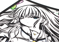 画像ギャラリー No.006のサムネイル画像 / 「Summer Pockets REFLECTION BLUE」より鳴瀬しろはの切り絵が数量限定で発売決定