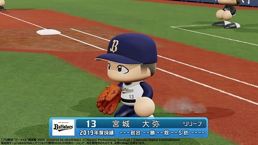 画像ギャラリー No.009のサムネイル画像 / 「プロ野球“バーチャル”開幕戦 2020」,4月5日の試合結果が公開(広島vsヤクルト,オリックスvsソフトバンク)