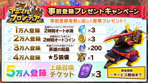 画像ギャラリー No.008のサムネイル画像 / 「アニマルフロンティア 〜放置ストラテジーRPG〜」が2020年春に配信。事前登録受付を開始