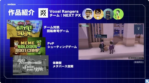 画像ギャラリー No.017のサムネイル画像 / Web3メタバース「The Sandbox」でコンテンツを制作・収益化する手法とは。実例を元にその魅力が語られたステージを紹介［BitSummit］