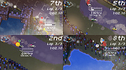 画像ギャラリー No.009のサムネイル画像 / Switch用レトロ風レーシングゲーム「Super Pixel Racers」が本日配信。ローンチトレイラーも公開