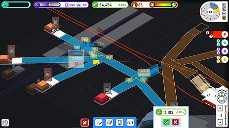 画像ギャラリー No.007のサムネイル画像 / 地下鉄構内構築シム「STATIONflow」の正式版がSteamで本日リリース。日本語対応で,難度変更オプションなども追加