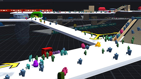 画像ギャラリー No.009のサムネイル画像 / 地下鉄構内構築シム「STATIONflow」の正式版がSteamで本日リリース。日本語対応で,難度変更オプションなども追加