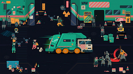 画像ギャラリー No.003のサムネイル画像 / キュー・ゲームスの新作「SCRAPPERS」がApple Arcadeに登場。ゴミであふれる街を全力でクリーンアップしよう