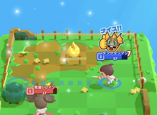 画像ギャラリー No.003のサムネイル画像 / 「ダンジョンマン」,アップデートでスタンプ送信を実装。7月2日にリーグ・シーズン5が開幕