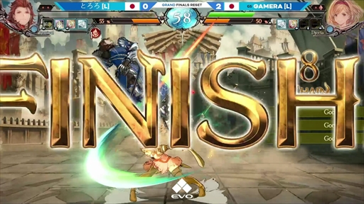 画像ギャラリー No.002のサムネイル画像 / ［EVO2022］「グランブルーファンタジー ヴァーサス」部門の優勝はgamera選手。日本最強のジータ使いが世界最強の栄誉を獲得
