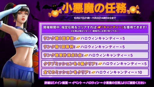 画像ギャラリー No.003のサムネイル画像 / 「シティダンク2」，アップデートで“親密度”などの新システムが登場。ハロウィンイベントも開催中